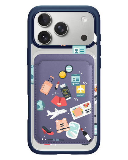 iPhone Magnetic Wallet Case - Stewardess