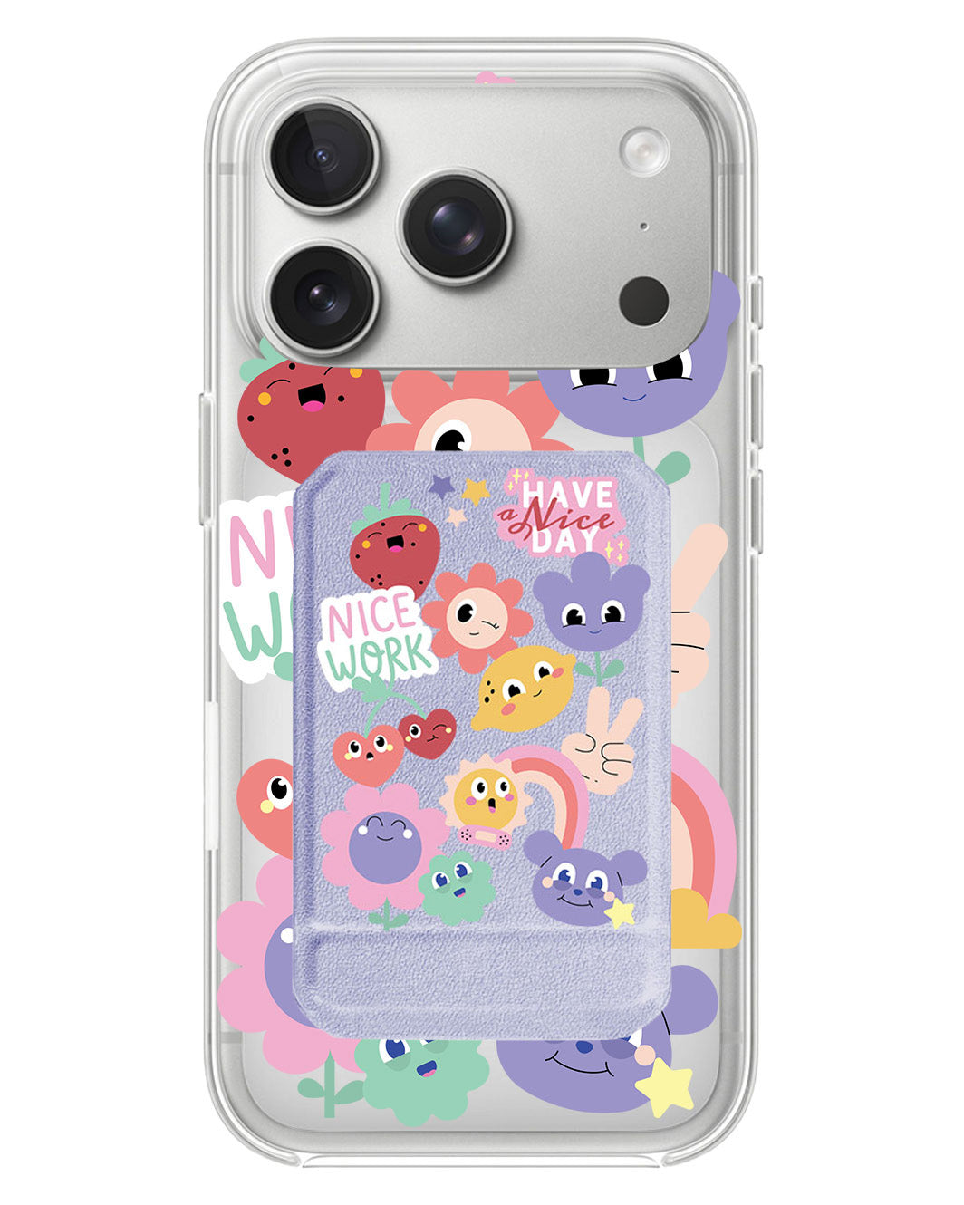 iPhone Magnetic Multifold Wallet - Garden Party