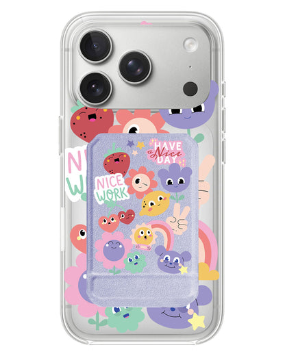 iPhone Magnetic Multifold Wallet - Garden Party