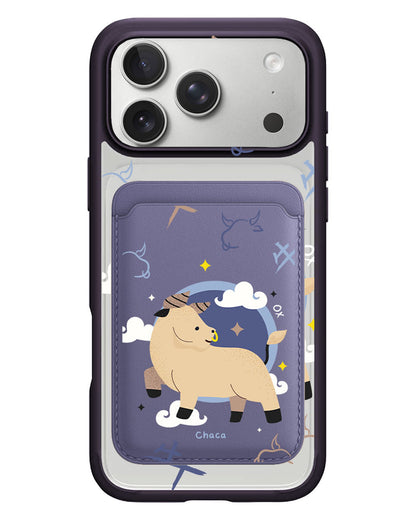 iPhone Magnetic Wallet Case - Ox (Chinese Zodiac / Shio)