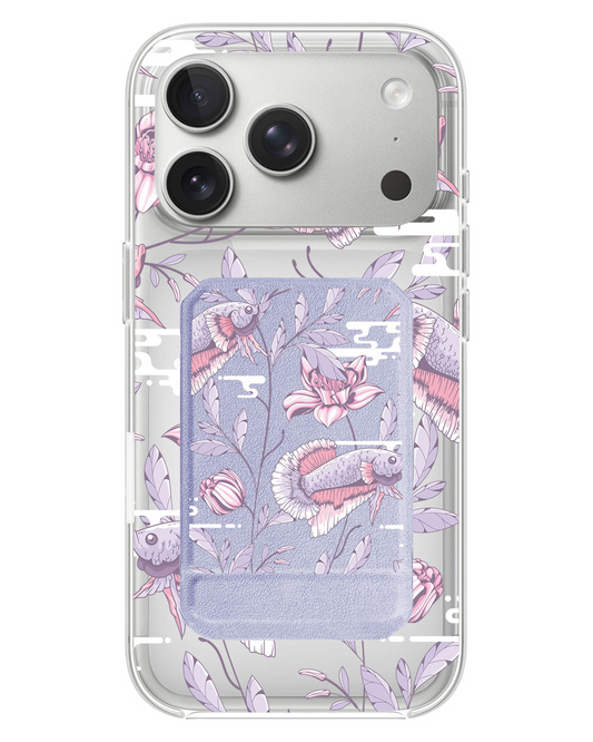 iPhone Magnetic Multifold Wallet - Fish & Floral 1.0