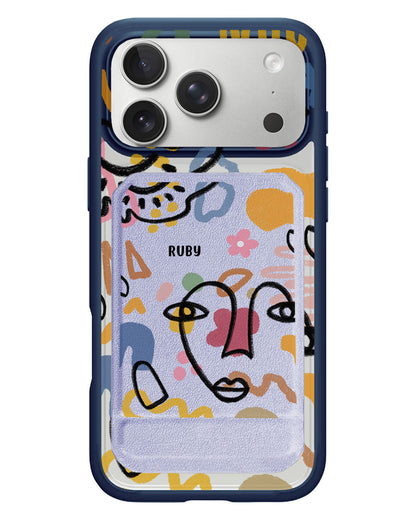 iPhone Magnetic Multifold Wallet - Abstract 4.0