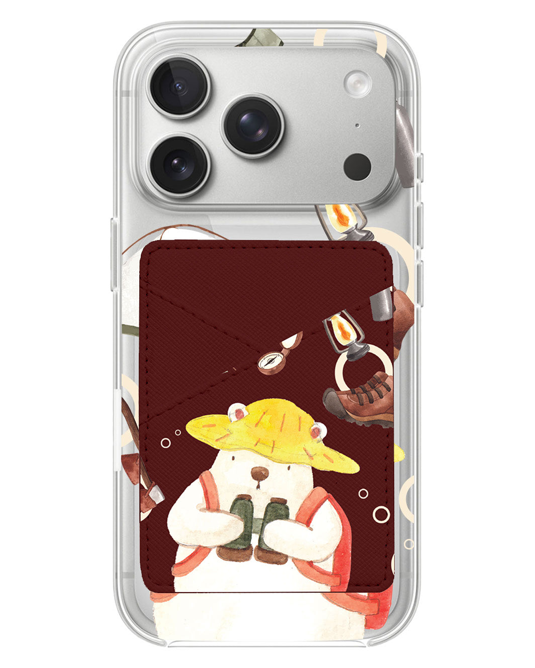 iPhone Phone Wallet Case - Advanture of Bear
