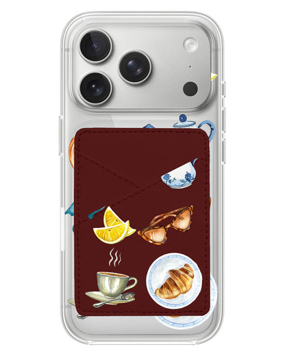 iPhone Phone Wallet Case - Afternoon Tea