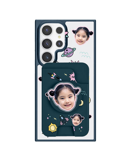 Android Magpop Wallet - Face Grid Space