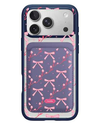 iPhone Magnetic Wallet Case - Coquette Floral
