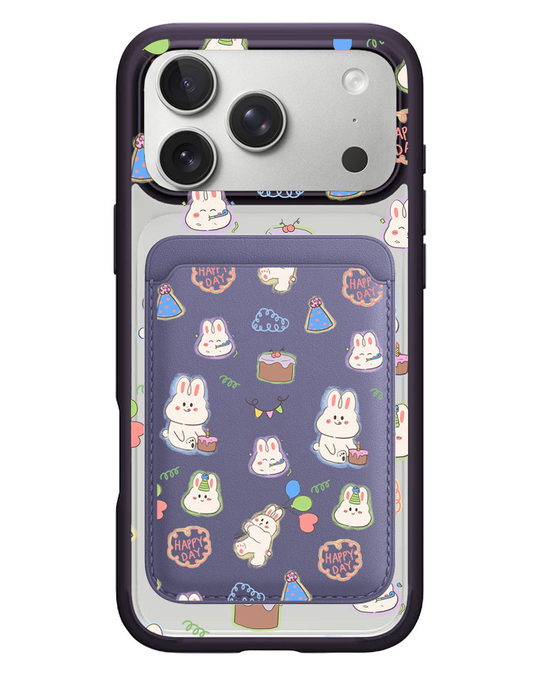 iPhone Magnetic Wallet Case - Fun Party