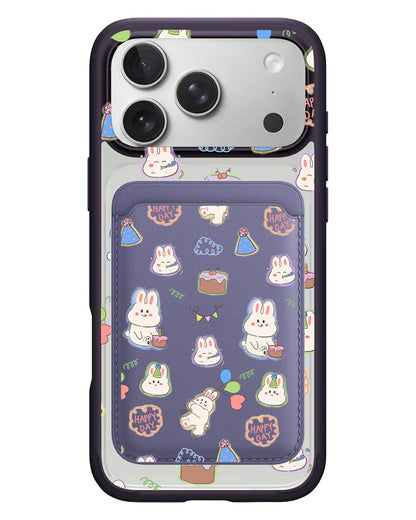 iPhone Magnetic Wallet Case - Fun Party