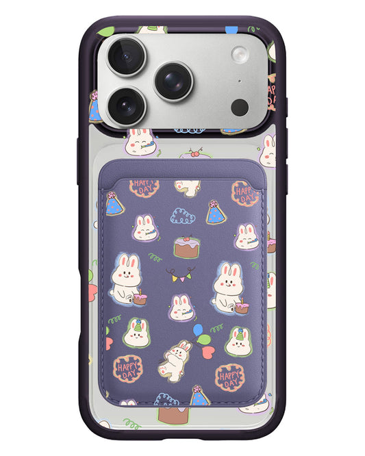 iPhone Magnetic Wallet Case - Fun Party