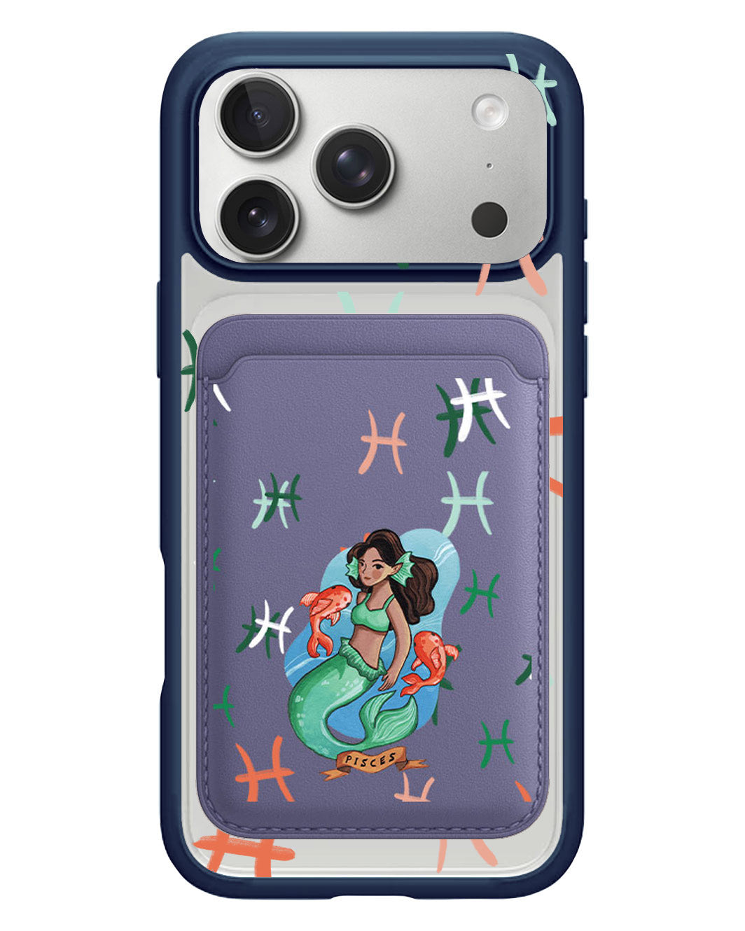 iPhone Magnetic Wallet Case - Pisces