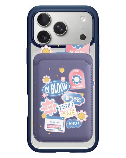 iPhone Magnetic Wallet Case - Zerobaseone Song Sticker Pack
