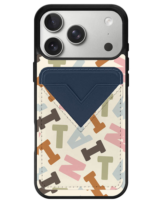 iPhone Avant Wallet Case - Scattered Monogram 4.0