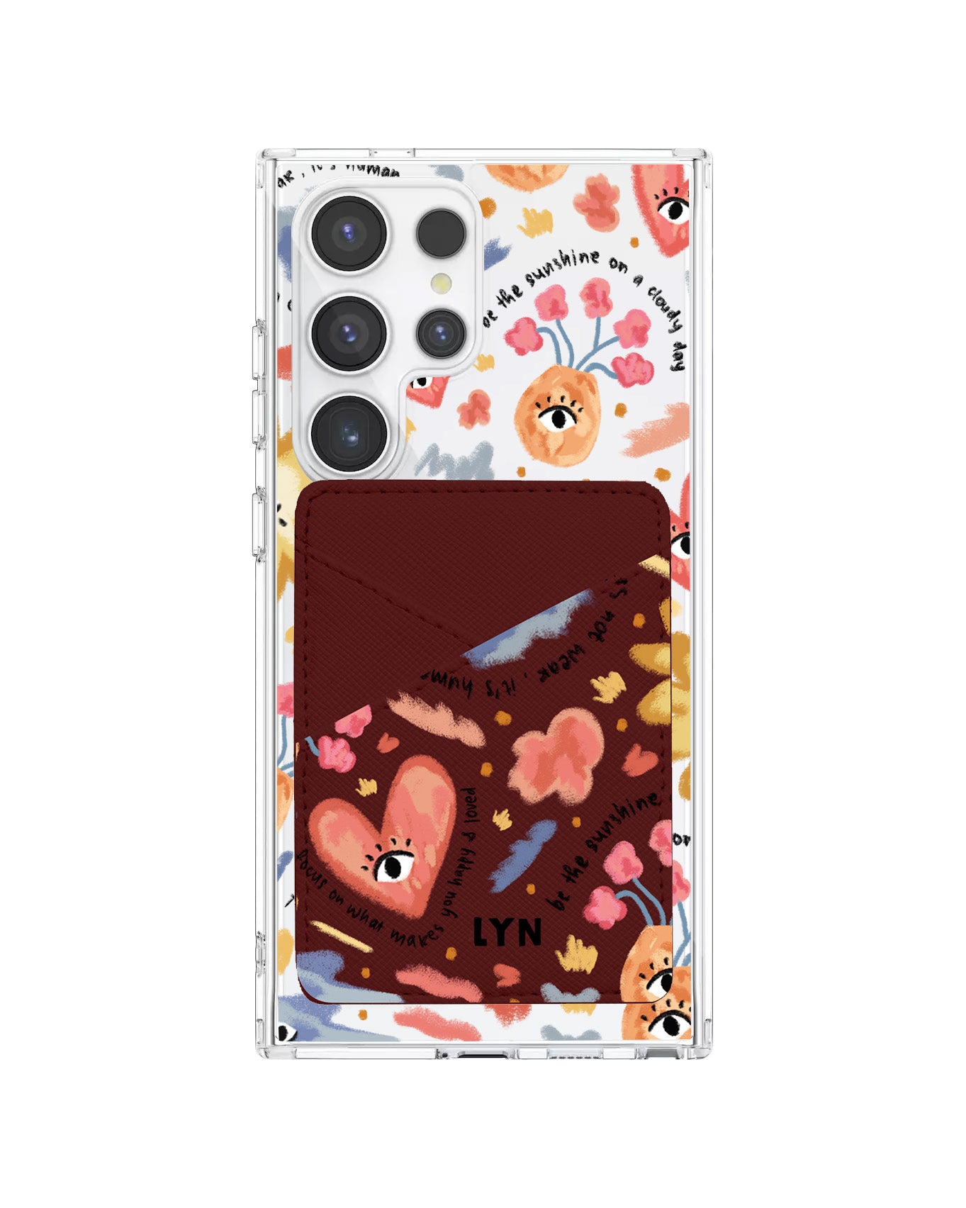 Android Phone Wallet Case - Abstract Lovers
