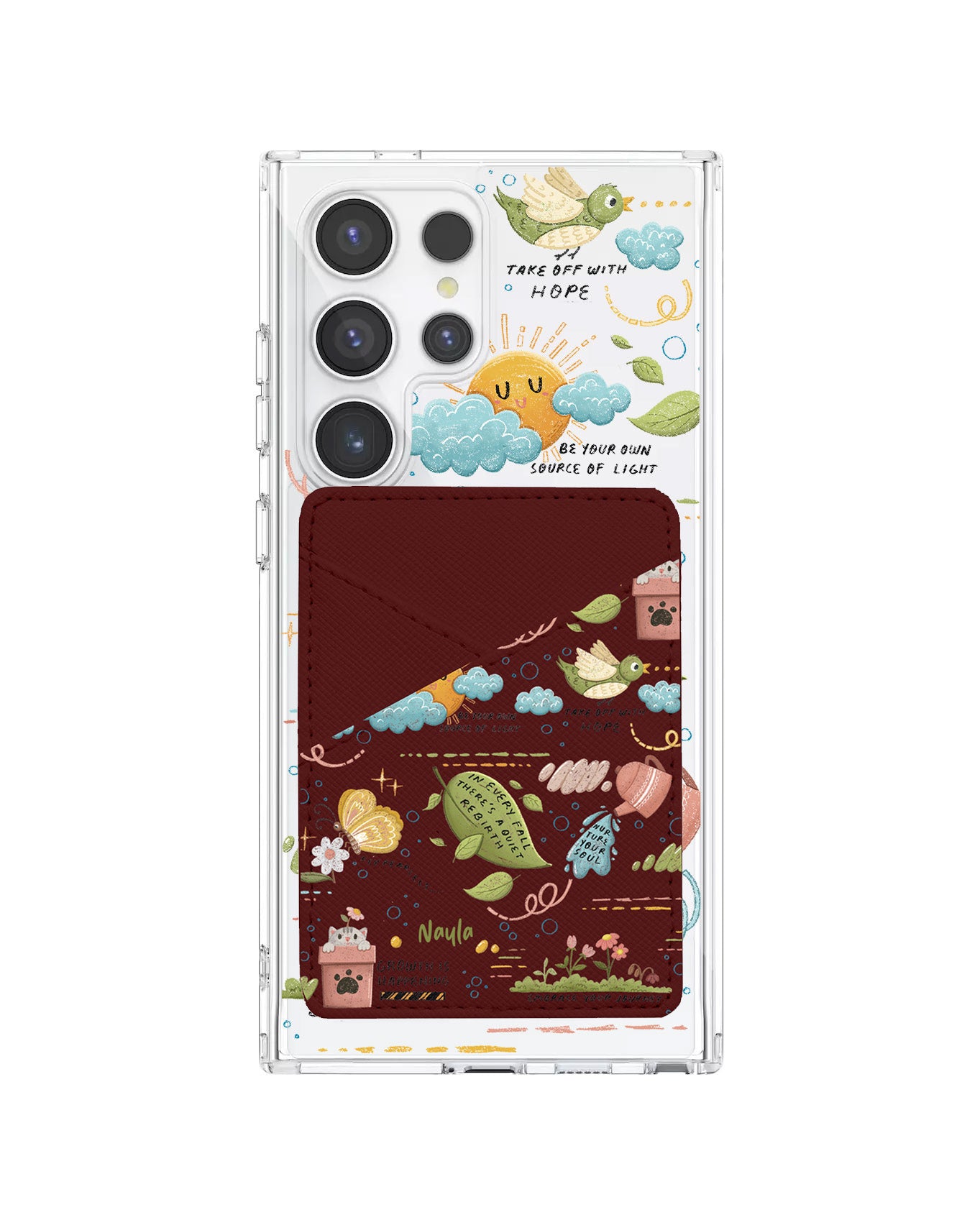 Android Phone Wallet Case - Growth