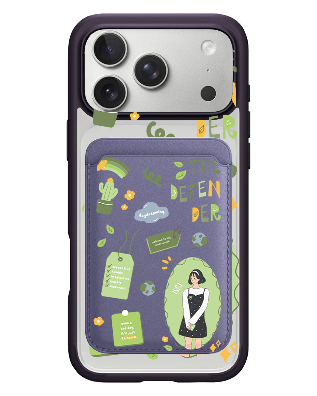 iPhone Magnetic Wallet Case - ISFJ
