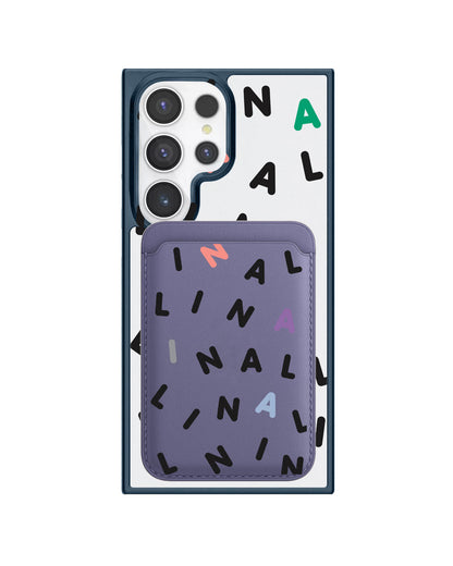 Android Magnetic Wallet Case - Monogram 2.0 Hitam