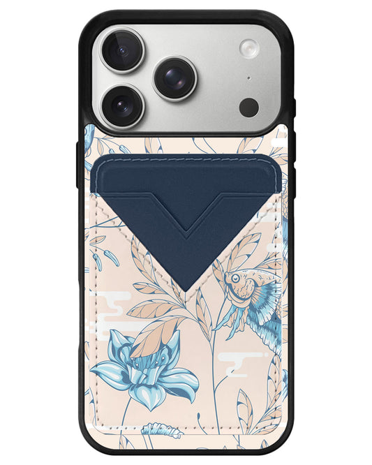 iPhone Avant Wallet Case - Fish & Floral 4.0