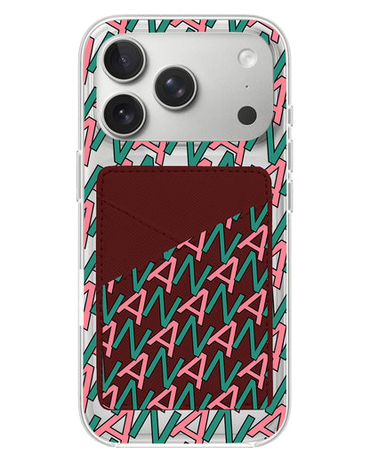 iPhone Phone Wallet Case - Initial 7.0 Monogram