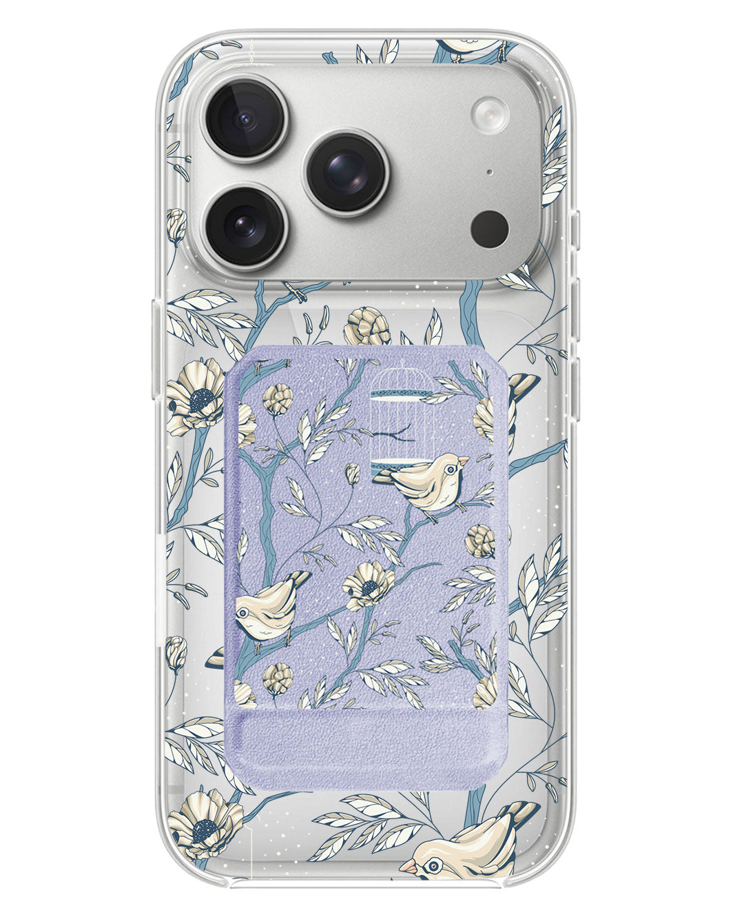 iPhone Magnetic Multifold Wallet - Lovebird 9.0