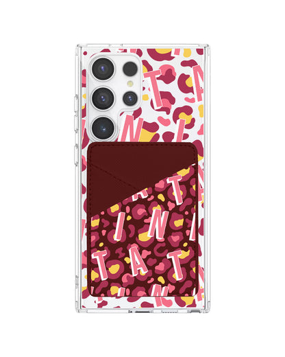 Android Phone Wallet Case - Leopard Monogram 3.0