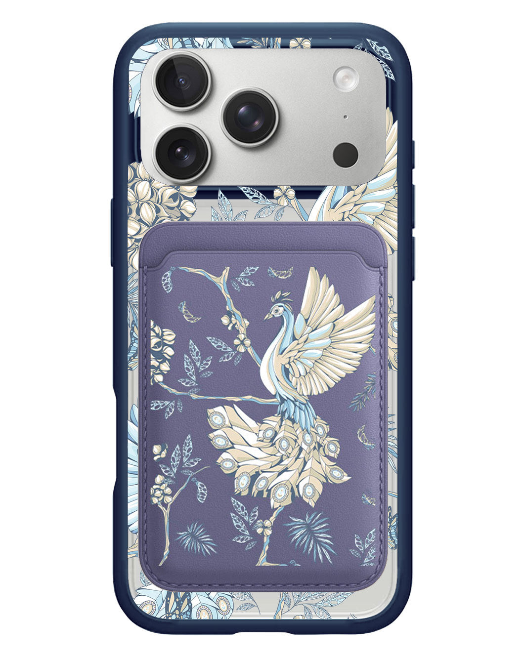 iPhone Magnetic Wallet Case - Peacock 5.0