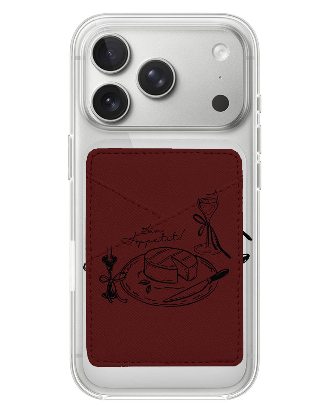 iPhone Phone Wallet Case - Bon Appetit