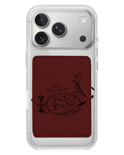 iPhone Phone Wallet Case - Bon Appetit