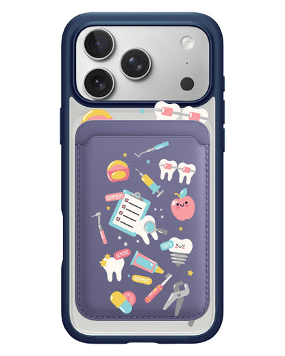 iPhone Magnetic Wallet Case - Dentist