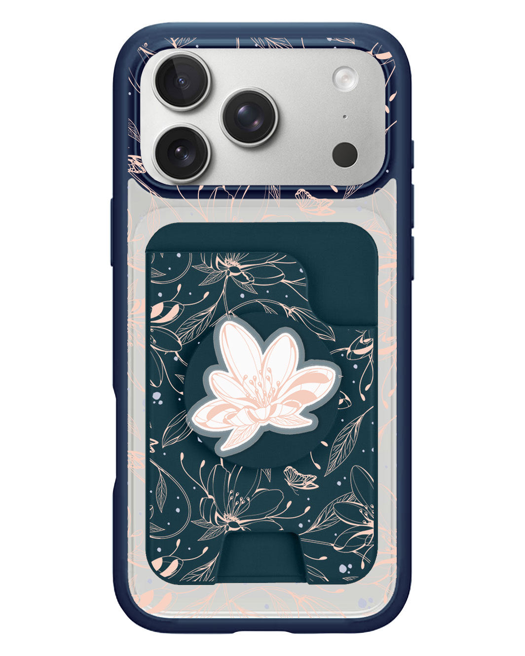 iPhone Magpop Wallet - Sketchy Flower & Butterfly 1.0