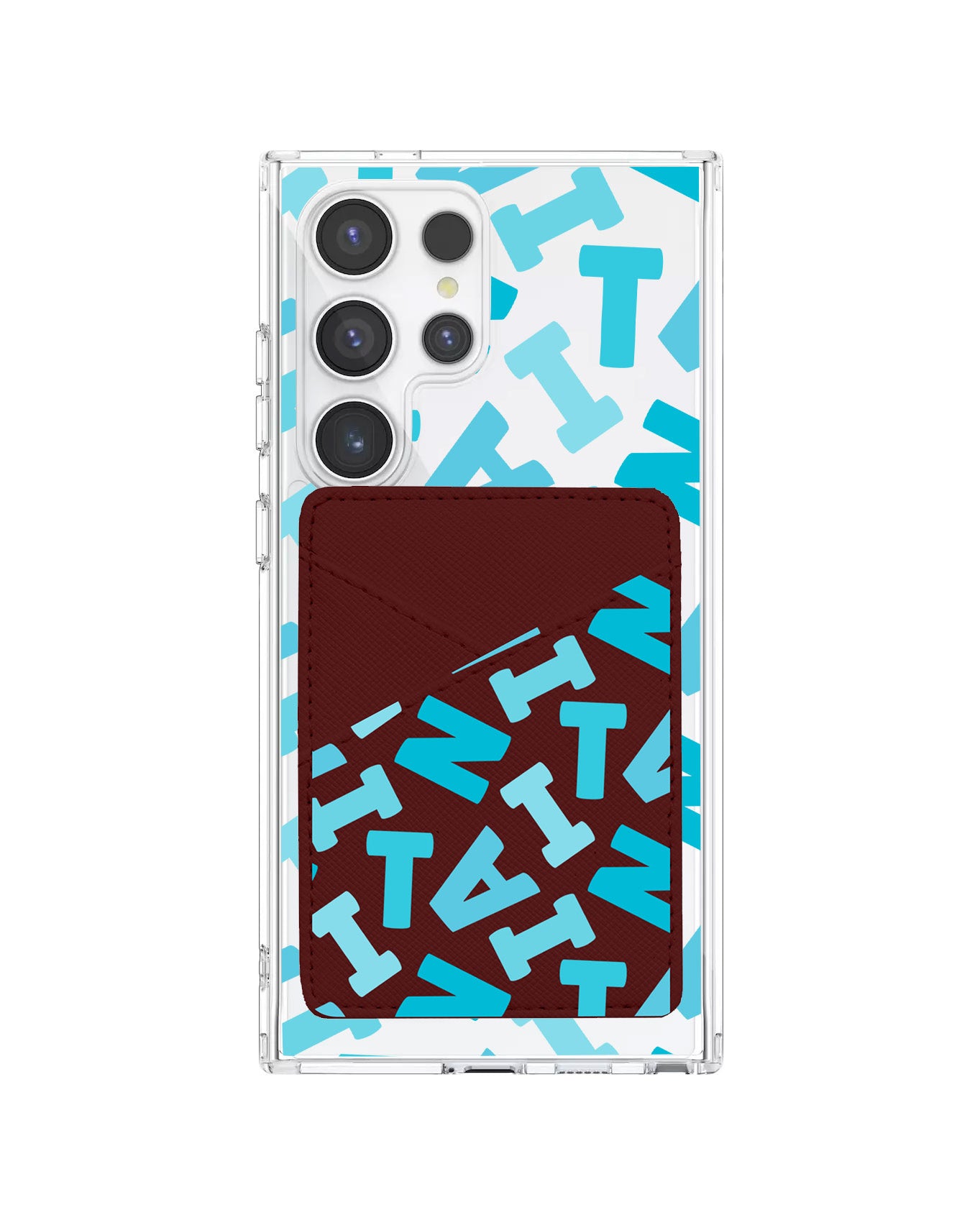 Android Phone Wallet Case - Scattered Monogram 5.0