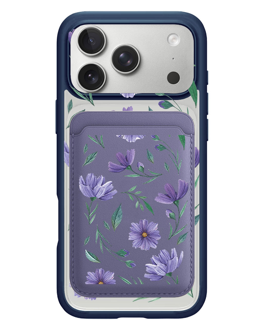 iPhone Magnetic Wallet Case - February Violet