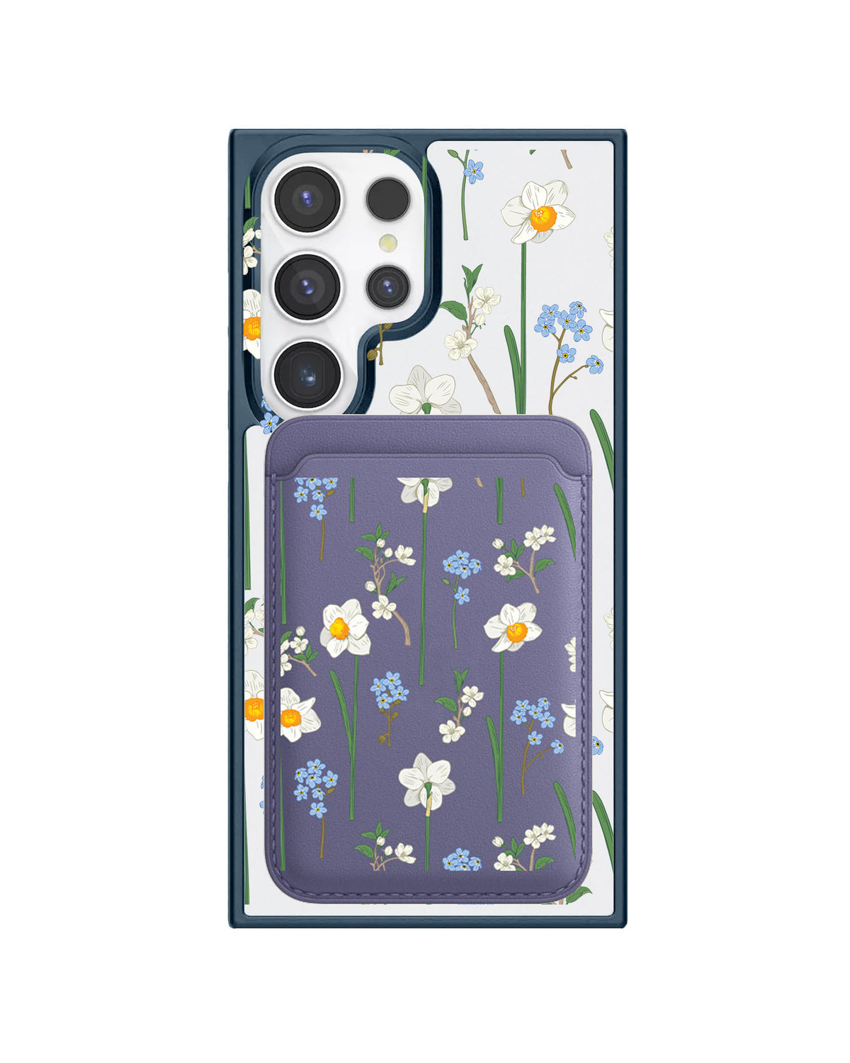 Android Magnetic Wallet Case - December Narcissus