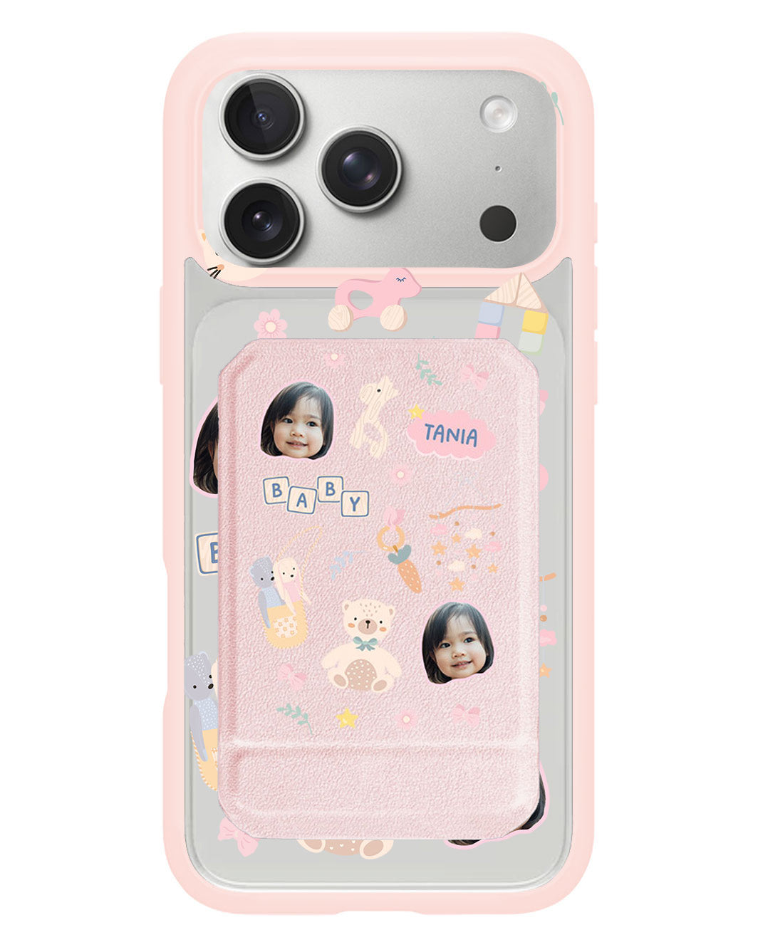 iPhone Magnetic Multifold Wallet - Face Grid Girl Toys