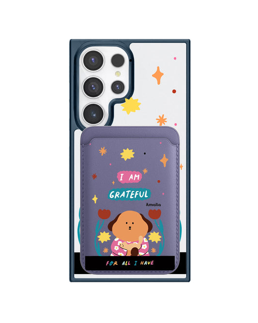 Android Magnetic Wallet Case - Kiku And The Cat