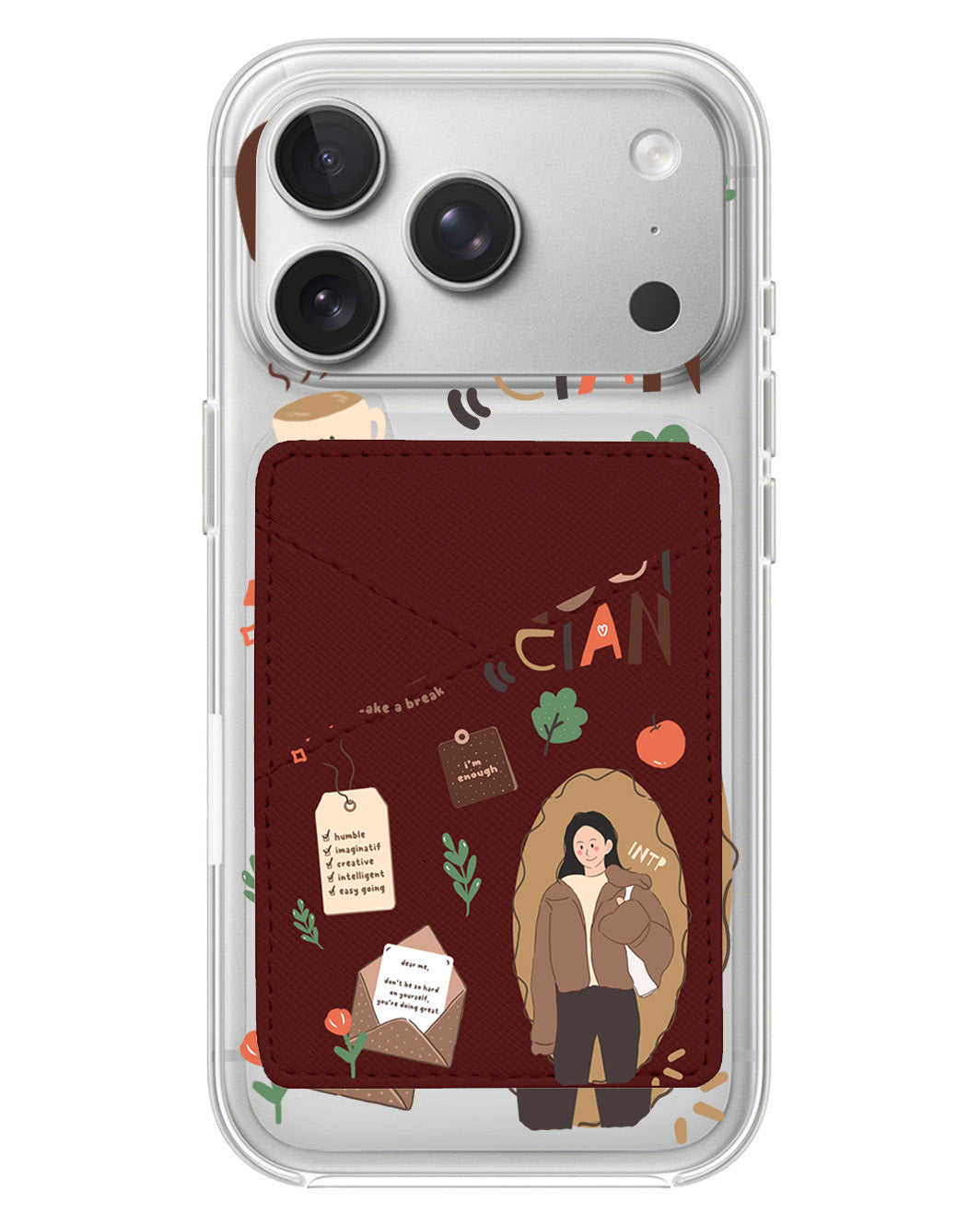 iPhone Phone Wallet Case - Intp