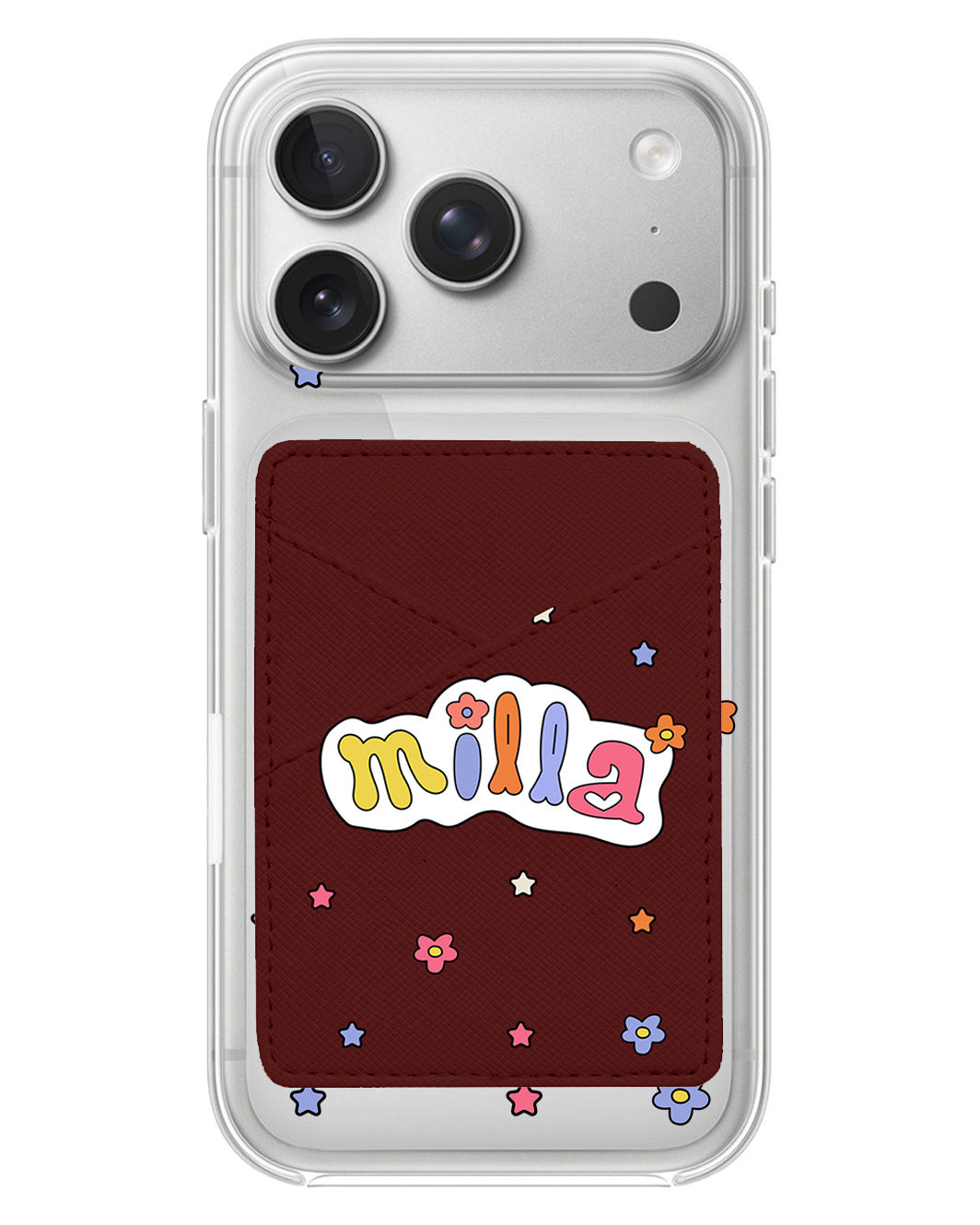 iPhone Phone Wallet Case - Adorable Monogram 5.0