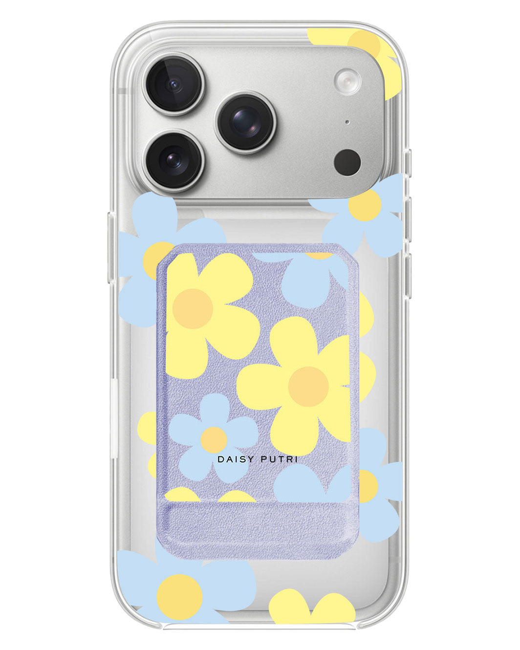 iPhone Magnetic Multifold Wallet - Daisy Skies