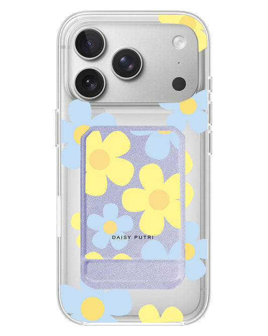 iPhone Magnetic Multifold Wallet - Daisy Skies