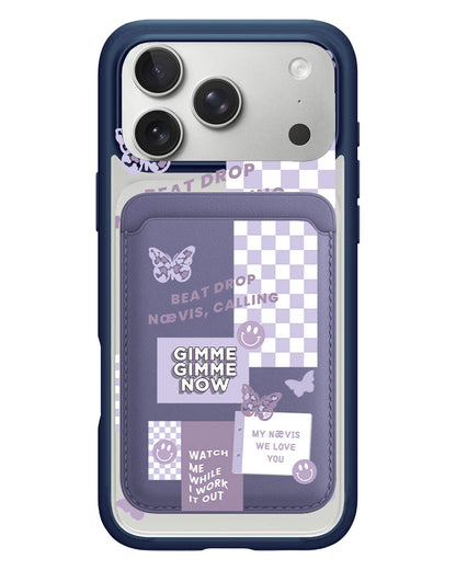 iPhone Magnetic Wallet Case - Aespa Sticker Pack