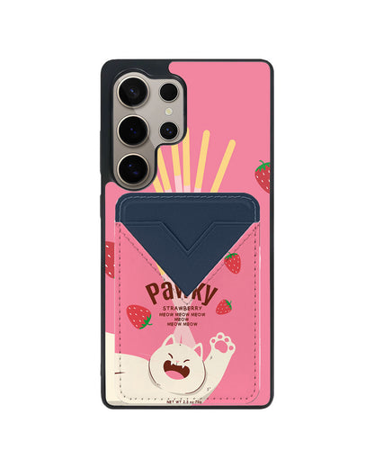 Android Avant Wallet Case - Pawky Cat