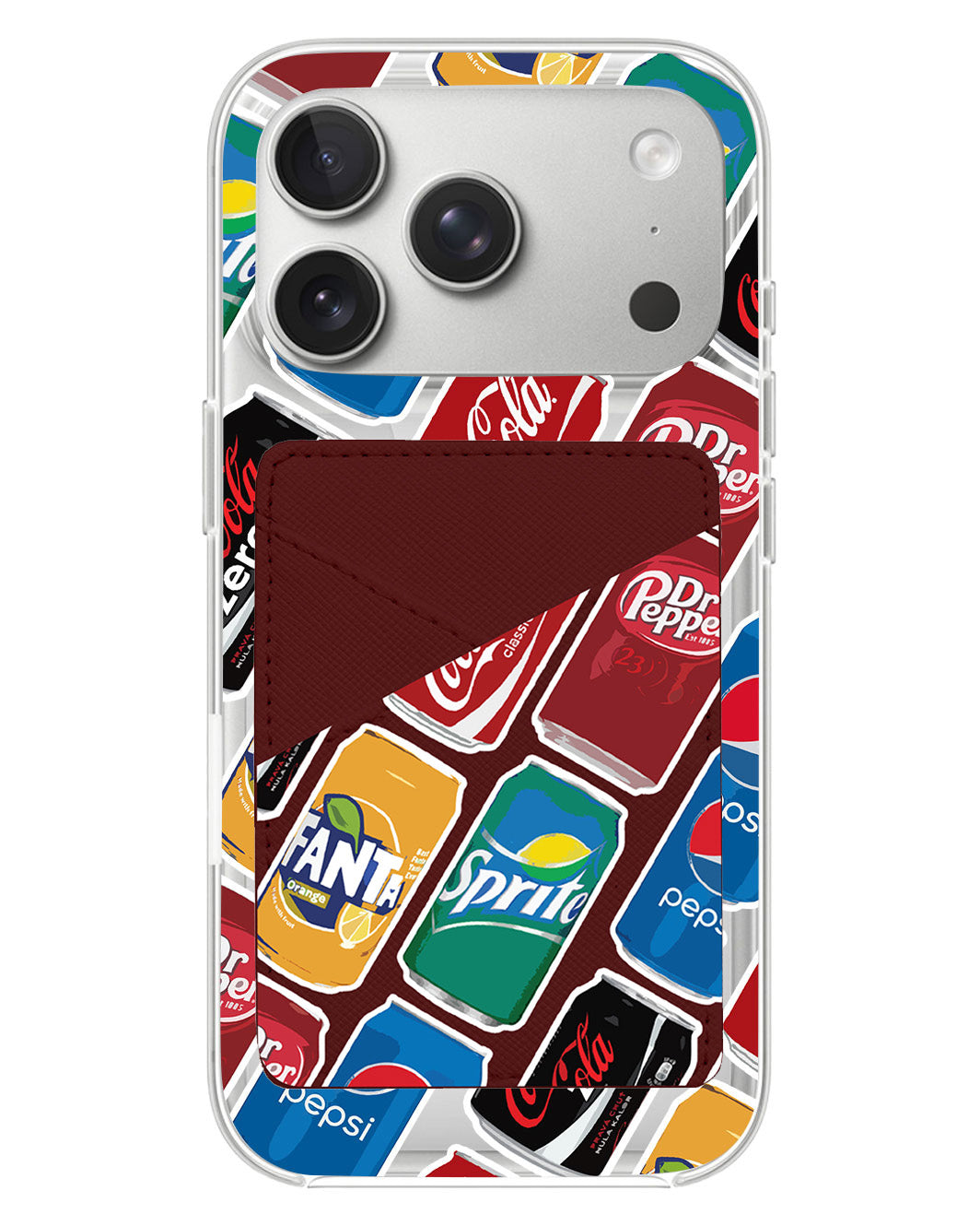 iPhone Phone Wallet Case - Soda
