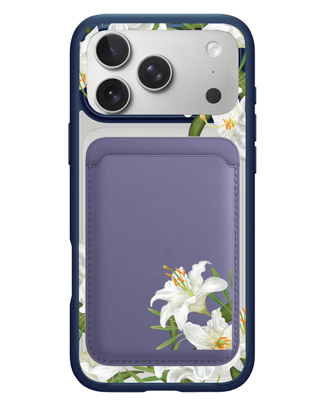 iPhone Magnetic Wallet Case - May Lily Of The Valley