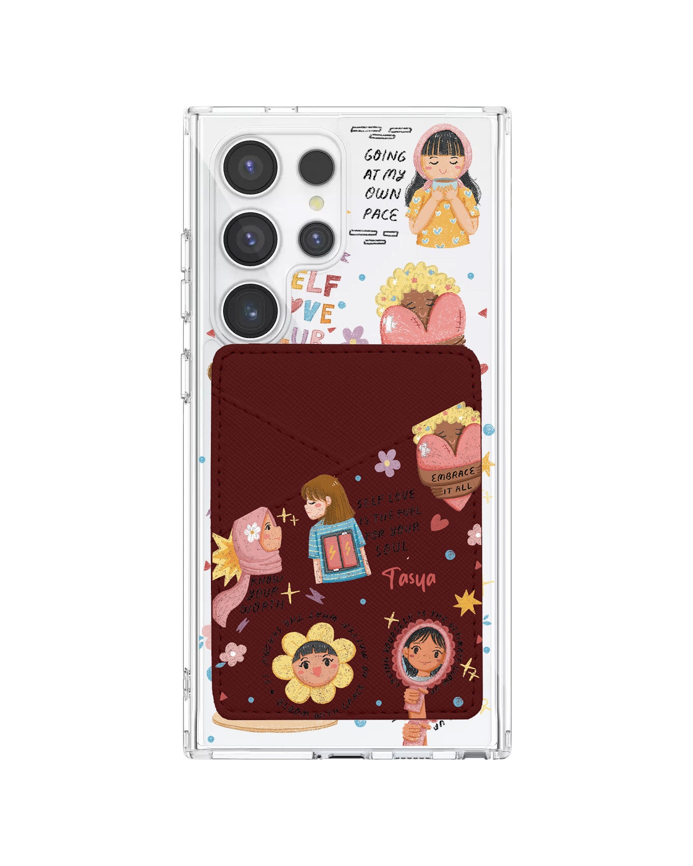 Android Phone Wallet Case - Self Love Club