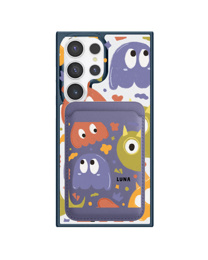 Android Magnetic Wallet Case - Cute Monster 1