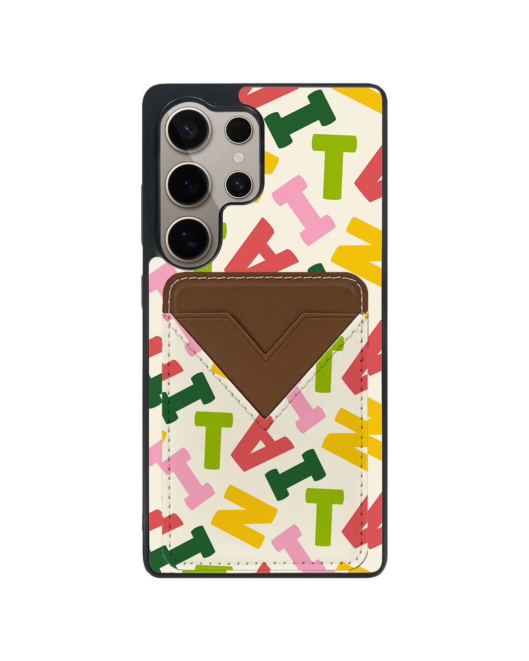 Android Avant Wallet Case - Scattered Monogram 3.0