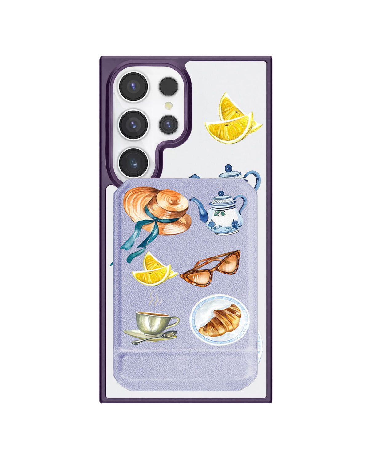 Android Magnetic Multifold Wallet - Afternoon Tea