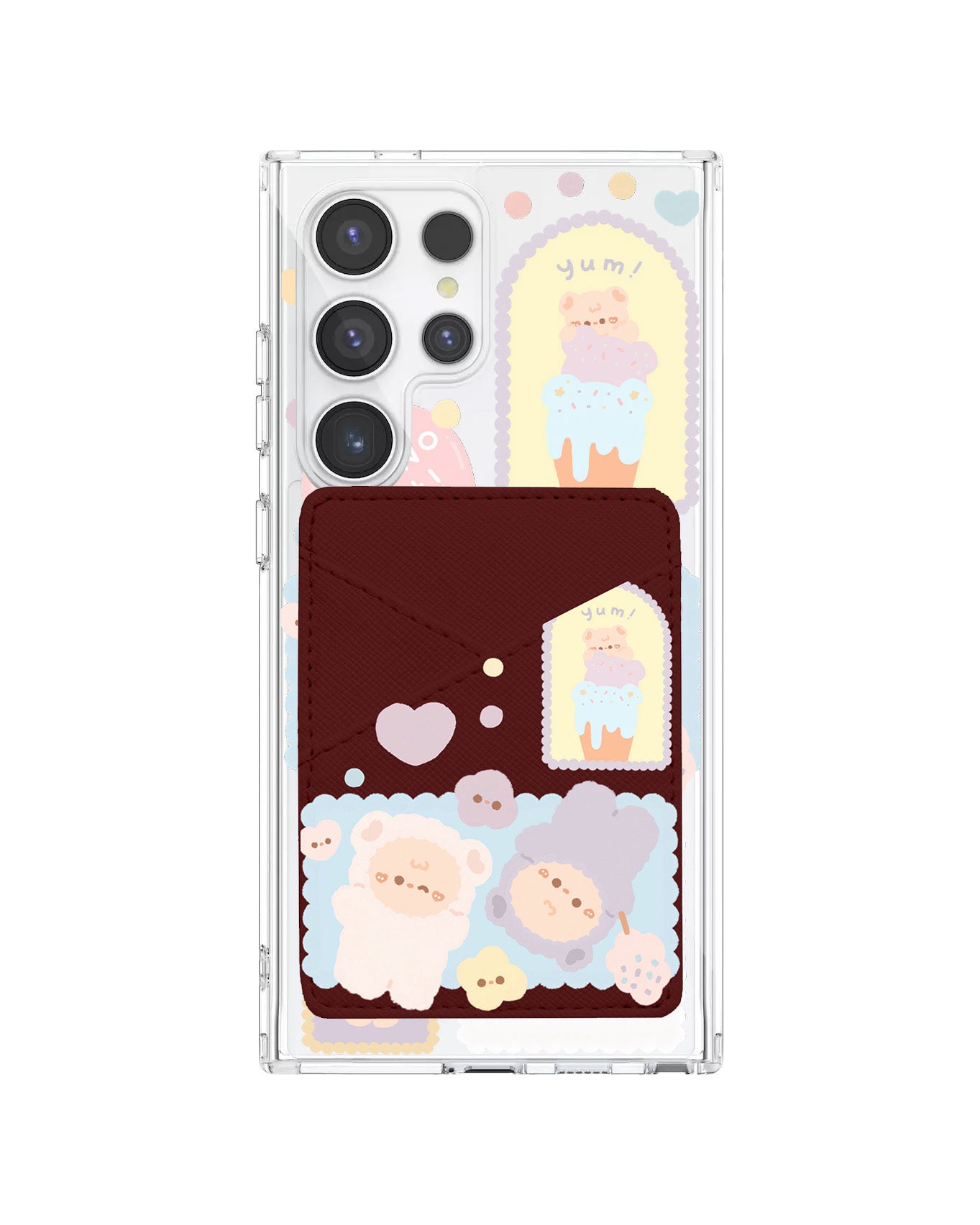 Android Phone Wallet Case - Sweets Heaven