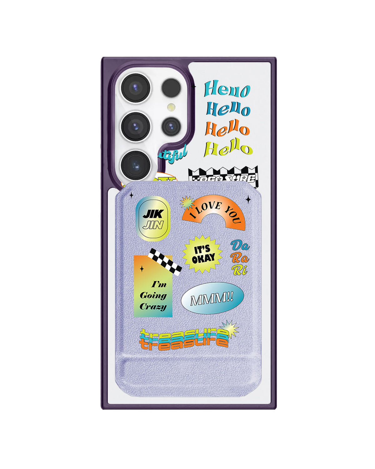 Android Magnetic Multifold Wallet - Hello Treasure