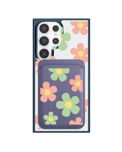 Android Magnetic Wallet Case - Daisy Spring