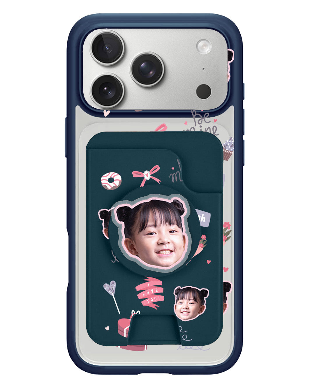 iPhone Magpop Wallet - Face Grid Lovely